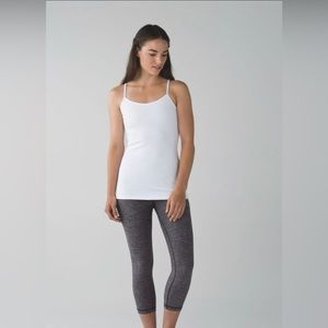 Lululemon Power Y Tank, White, Size 6, used